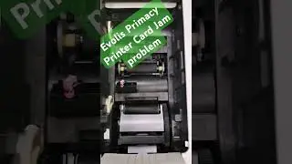 Evolis Primacy Printer Card Jam problem #idcard #printer #head #evolis #idcard #01617589582