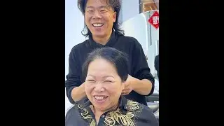 坐了一宿火车只为这一剪！大妈变女神的“减龄魔法”，剪完年轻20岁，好打理到尖叫！| DaLiang 造型美学设计