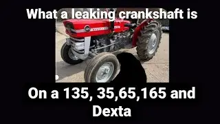 leaking crank seal, what a rope seal is on a 35, 135, 65, 165, fordson dexta and short motor
