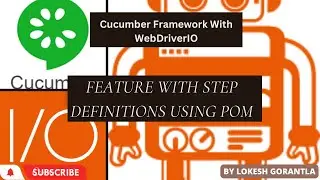 Part 2: Create Feature File and Step Definitions using POM with WebDriverIO