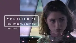 mbl tutorial &mdash; how I make colorings *&middot;ﾟ✧