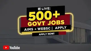 📌 AIIMS Jammu + WEBCSC Recruitment 2025 | 500+ Govt Jobs | Apply Now! 🔴 LIVE