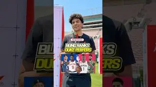 Cam Boozer blind ranks Duke Blue Devils 👀😂