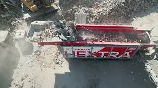 Efficient C&D Screening in Action | Ecostar HEXTRA 7000 3F