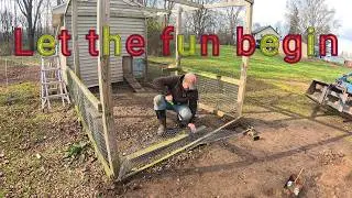 How to build a low cost/ low maintenance chicken coop.  Our farm Construction project is underway.