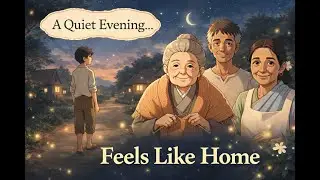 A Peaceful Village Evening 🌿 | Ghibli-Inspired Calm Animation | Relaxing Story for All Ages