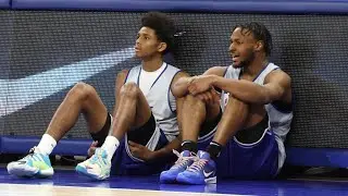 AJ Johnson flying high in NBA Draft Combine scrimmage