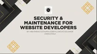 Security and Maintenance for Website Development