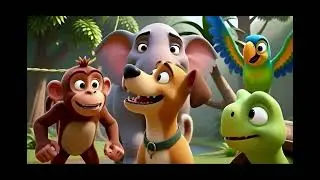 #junglecomedy #animalcomedy #trending #viral #cartoon #funny #viralvideo #littlemoonchannel 