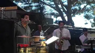 Lakin's Percussionist Dad Dio Saucedo sings Al Jarreau's Mornin with Michael Paulo on Sax.mp4