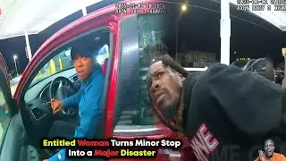 Entitled Ratchet Ghetto Black Woman Gets  Entire  Family Arrested Just From A Minor Traffic Stop