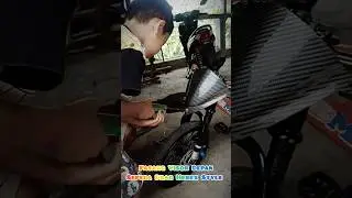 Pasang Visor Depan Sepeda Drag Herex Style.... #shorts #short