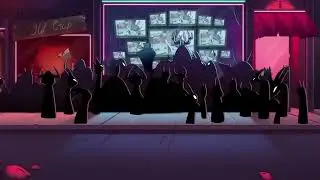 Stayed Gone but your in the crowd watching the TVs