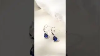 💧 Elegant Everyday Earrings | 12 Birthstone Leverback Review (Perfect Gift Idea!) #giftideas#jewelry