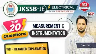 Top 20 Qs of Measurement & Instrumentation detailed explanation | JKSSB JE EE exam preparation