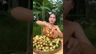 Eating fresh fruit with chili salt #mukbang #food #eating #shortvideo #shorts