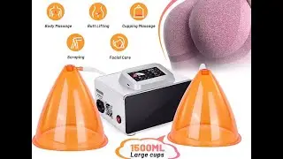 How to Install The Mini Vacuum Therapy Machine | MS-2174 | Butt Lifting Breast Enlargement