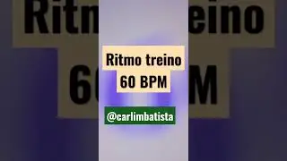 Ritmo para treino 60 BPM. #m&uacute;sica #ensinomusical #viol&atilde;o #metr&ocirc;nomo