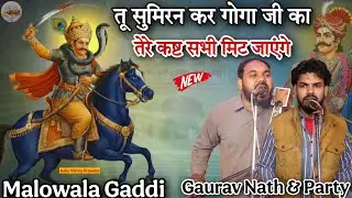 तू सुमिरन कर गोगा जी का तेरे कष्ट सभी मिट जाएंगे | Malowala Gaddi l Gaurav Nath & Party 