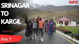 Day 2 - SRINAGAR to KARGIL | Crossing ZOJILA Pass & Visiting Kargil War #yt Memorial @yashwanth26 