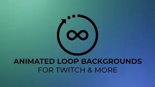 Free Animated Background Loop for Twitch | No. 2 | For #OBS and other platforms