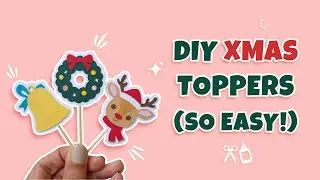 Easy DIY Christmas Toppers | Step-by-Step Mini Topper Tutorial 🎄✨