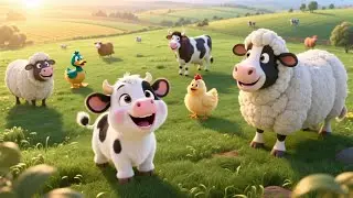 Baby Cow Says Moo Moo Moo | Cute Farm Animal Song for Kids | Nursery Rhymes & Baby Songs