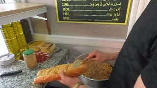 Lablabi Sandwich (Retila) , Bizerte, Tunisia |  كسكروت لبلابي