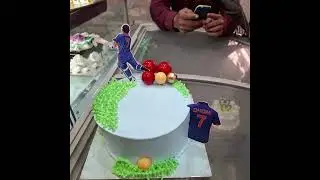 dhoni theme cake