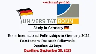 Bonn International Fellowships in Germany 2024 | Postdoctoral Research Fellowship