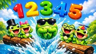 M&Uacute;SICA INFANTIL - Cinco Sapos Pintados| 5 Little Speckled Frogs | Em Portugu&ecirc;s | 5 Sapinhos Pintados