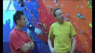 Jacky Godoffe Interviewed at the westway bouldering wall