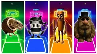 😱Sprunki Style Tiles Hop with Quirky Characters #FunnyCharacters tiles hop funny