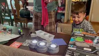 Unboxing and Growing Star Wars Glowing Crystals