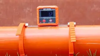 How to use a Klein Tools Digital Angle Meter with plumber's kit - Full Review & Demo