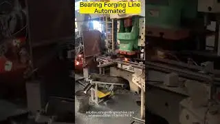 Bearing Forging Line Automated#rollformingmachinemanufacturer #ringforging #bearingfactory