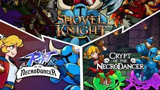 Трейлер дополнения Crypt and Rift of the NecroDancer: Shovel Knight