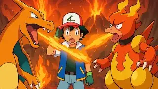 Ash vs Blaine! Charizard vs Magmar 🔥 Volcano Badge Earned | Pok&eacute;mon Ash Gray GBA