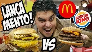 MCDONALD'S vs BURGER KING - Batalha de Lançamentos - HASH FRIES 4.0 vs PICANHA CHEDDAR BACON