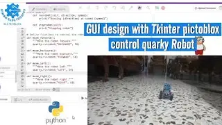 TkTrek-Bot: Control Your Robot with a Click Using Python & Tkinter! | Master GUI Design in PictoBlox