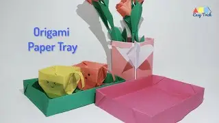 Origami - Paper Tray (Tutorial, How to)