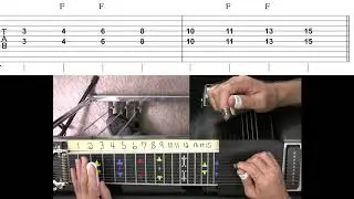 E9 Pedal Steel Basics - #11 - Harmonized Major Scales
