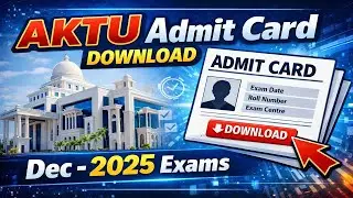 AKTU Exam Admit Card Download | AKTU Latest Update #AKTUAdmitCard #AKTU #AKTUExam