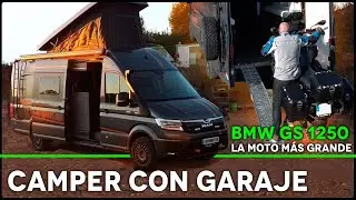 CAMPER CON GARAJE 🏍 PARA BMW GS 1250 ADVENTURE | #SERMOTOR