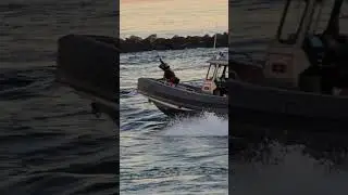 😮Brace Your Legs #Police #boat #patrol #mega #cruise #ship