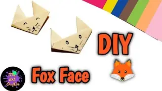 How To Make Origami Fox Face 🦊 | Craft Tutorial | Easy Craft Ideas 💡 | The Art Crafter