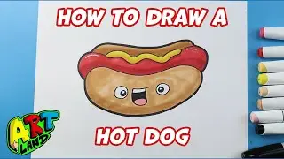 How to Draw a Hot Dog