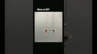 Bff necklace For Beginners. Shop in the comment. #shorts #bff #bestfriend