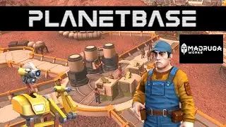 PlanetBase. Высадка на Марс. Let's play#3. Прохождение и обзор игры на русском.