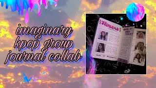 imaginary kpop group collab w/ bangstagram_bujo ! | journal with me